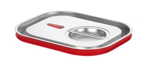 Capac Hendi Gastronorm GN12 325x265mm cu margine de silicon si ventil de vid inox