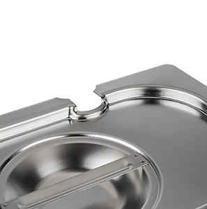 Capac pentru GN 12 APS 81292, inox, 265 x 325 mm, inaltime 35 mm - Img 6