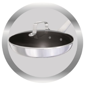 Capac transparent din sticla Tefal Jamie Oliver B89987 28 cm cu maner din inox - Img 5
