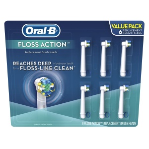 Capete de perie Oral-B, 6 bucati, compatibile cu periutele electrice