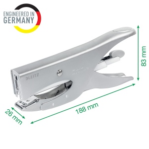 Capsator Leitz 55490081 Metalic Ergonomic 40 Foi Argintiu - Img 5