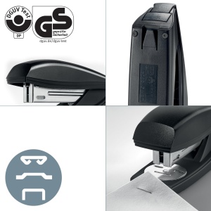 Capsator Leitz Nexxt Recycle 56040095 30 coli 100 reciclabil Negru - Img 3