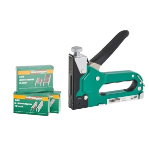 Capsator manual Bruder Mannesmann M48410 reglabil cu maner anti-alunecare set complet cu valiza