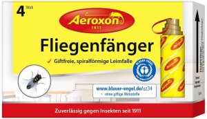 Captator de insecte Aeroxon, putere mare de aderenta, 4 benzi, galben