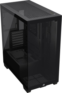 Carcasa PC Corsair 3500X Mid-Tower, Sticla Temperata, Neagra, Compatibila EATX
