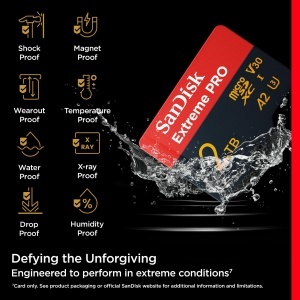 Card microSD SanDisk Extreme PRO 2TB, viteza citire 250 MBs, SD Adapter - Img 5