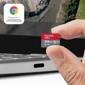 Card microSD SanDisk Ultra 64 GB UHS-I pentru Chromebook, A1, Class 10 - Img 6
