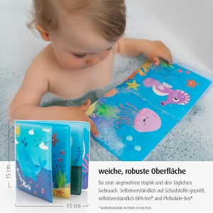 Carte de baie reer MyHappyBath - 8 pagini, efect de schimbare a culorii, PVC-free - Img 5