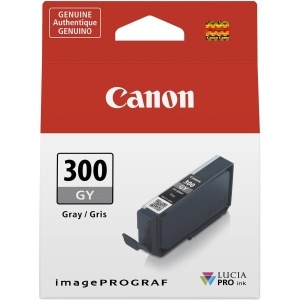 Cartus de cerneala Canon PFI-300GY, 14,4 ml, culoare gri, original