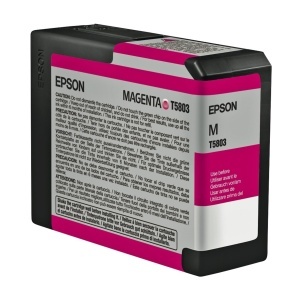 Cartus de cerneala Epson T5803, 80 ml, magenta, UltraChrome K3
