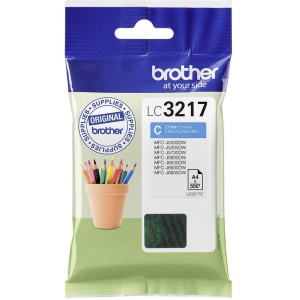 Cartus Original Brother LC-3217C Cyan, 550 Pagini, Compatibil cu MFC-J5330DW, MFC-J5730DW