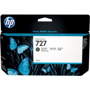 Cartus Original HP 727, 130 ml, Negru Mat, Compatibil cu DesignJet