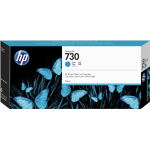 Cartus Original HP 730 Cyan, Tinta pentru Imprimante, 300 Pagini