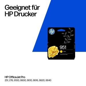 Cartus Original HP 951, Galben, 535 Pagini, Compatibil cu OfficeJet Pro - Img 4