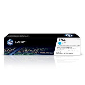 Cartus toner HP 126A CE311A, original, culoare cyan, compatibil cu LaserJet Pro