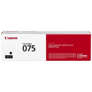 Cartus toner original Canon 075 negru, 1400 pagini, calitate superioara