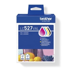 Cartuse de cerneala Brother LC527VAL, Set 4 culori, 1300 pagini
