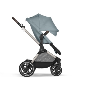 Carucior 2-in-1 CYBEX Gold EOS Lux, albastru furtunos, pentru 0-4 ani - Img 5