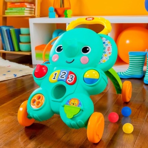 Carucior de joaca Bright Starts Stroll n Roll 2-in-1 cu muzica si lumini - Img 4