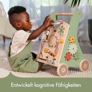 Carucior de mers Tiny Love, 2-in-1, 12 activitati interactive, design natural, 18 luni - Img 3