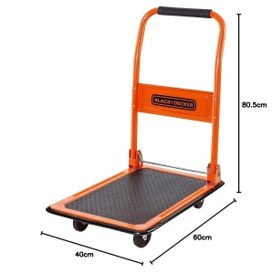 Carucior de transport BLACKDECKER BXWT-H303, max. 80KG, pliabil, 60 x 40 x 80,5 cm - Img 8