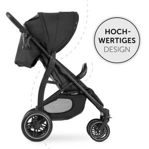 Carucior hauck Rapid 4D, Negru - cu functie de culcare, UV 50, pliabil - Img 2