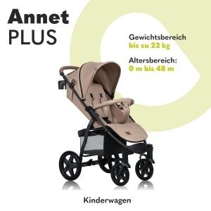 Carucior Lionelo Annet Plus pentru copii pana la 22 kg, cu spatar reglabil si accesorii - Img 2