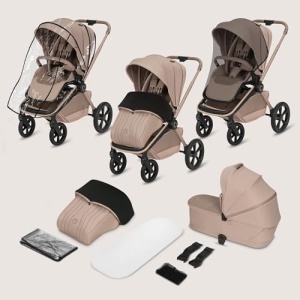 Carucior Lionelo Freya 2 in 1 cu Babywanne si Sportsitz, 0-22 Kg, UPF50 - Img 11