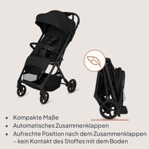 Carucior Lionelo Tansi, Compact, Pana la 22 kg, Faltabil, Cu Protectie UPF50 - Img 4