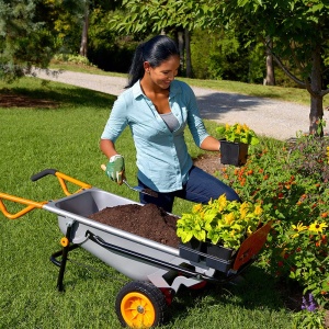 Carucior Multifunctional WORX WG050, 8-in-1, Capacitate 136kg, Roti din Cauciuc - Img 4