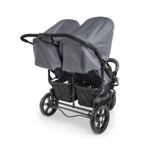 Carucior pentru gemeni hauck Roadster Duo SLX, capacitate 2 copii, grisilver - Img 4