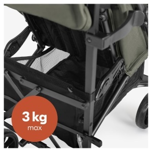 Carucior pliabil hauck Fold N Care, verde, 7.6 kg, cu protectie UV 50 - Img 7