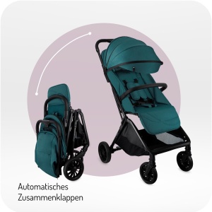Carucior pliabil MoMi ANDREA cu functie de culcare, 22 kg, 7 kg - Img 7