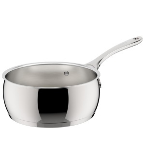 Caserola Lagostina Orchestra din inox 1810, 18 cm, cu maner lung