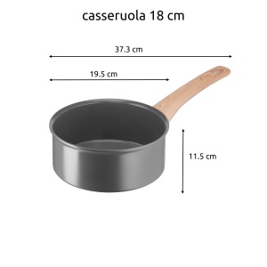 Caserola Lagostina Vivissima 18 cm, Antihaft, Ceramica, Design Elegant - Img 5