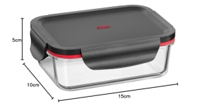 Caserole Silit Storio 3 bucati, sticla, borcan de depozitare, capac de aroma etans, borcane de depozitare a alimentelor pentru preparare, depozitare si servire - Img 12