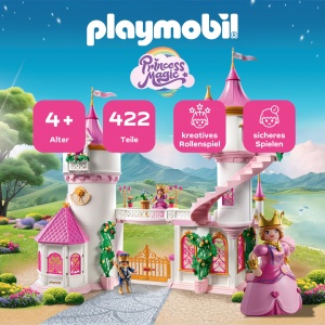 Castel Printesa PLAYMOBIL 71845 cu cuplu regal si pisica persana - Img 2