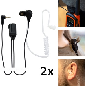Casti audio Alecto FRH-10 Duo - Ergonomice, In Ear, Negru - Img 2