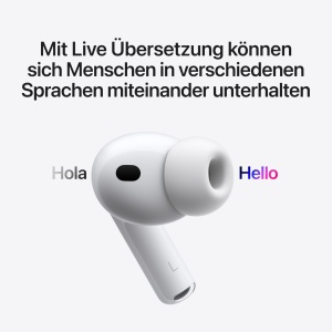 Casti audio Apple AirPods Pro 3 cu anulare activa a zgomotului, masurare ritm cardiac, Bluetooth - Img 5
