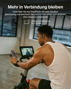 Casti audio Belkin SoundForm ActiveFit, Bluetooth, 36 ore autonomie, waterproof, negru - Img 8