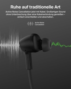 Casti audio Belkin SoundForm ANC, USB-C, cu microfon, negru - Img 3