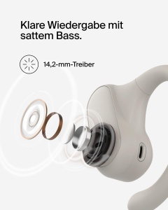 Casti audio Belkin SoundForm ClearFit, Bluetooth, IPX5, culoare sand - Img 7