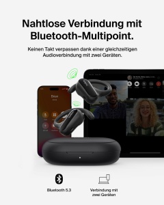 Casti audio Belkin SoundForm ClearFit, Bluetooth, waterproof, negru - Img 5