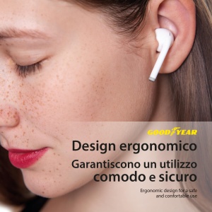 Casti audio Goodyear cu Bluetooth 5.3, 60 ore autonomie, design ergonomic - Img 5