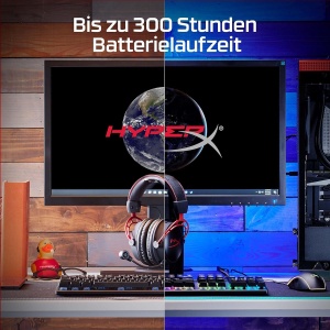 Casti audio HyperX Cloud Alpha Wireless, 300h autonomie, DTS 3D, negru-rosu - Img 2
