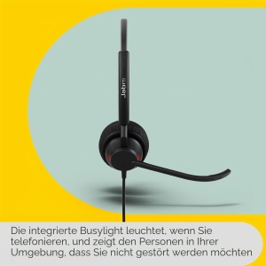 Casti audio Jabra Engage 40, cablu USB-A, stereo, cu microfoane anti-zgomot, negru - Img 6