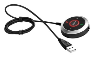 Casti audio Jabra Evolve 40 cu unitate de control USB, optimizate pentru Skype, Negru
