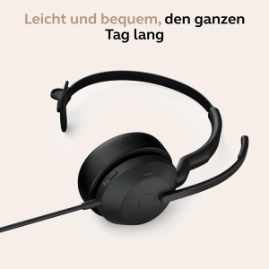 Casti audio Jabra Evolve2 50, USB-AUSB-C, Mono, cu ANC si confort sporit - Img 3