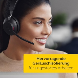 Casti audio Jabra Evolve2 65 Noise Cancelling, Bluetooth, Negru - Img 5