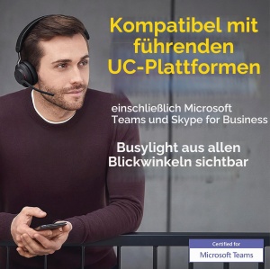 Casti audio Jabra Evolve2 65, wireless, negru, optimizate pentru Microsoft Teams - Img 6